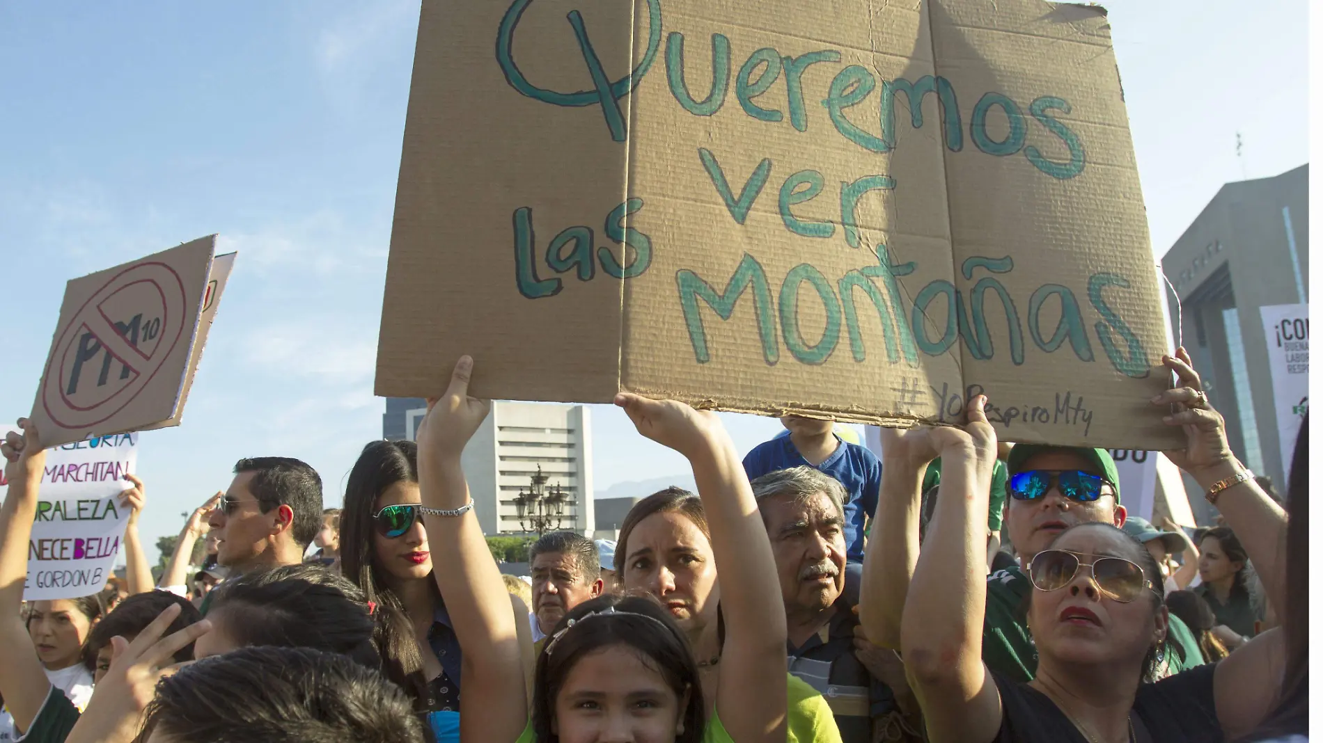 Marcha Monterrey Aire Limpio